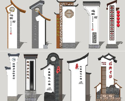 凤庆美丽乡村标识标牌有哪些分类？